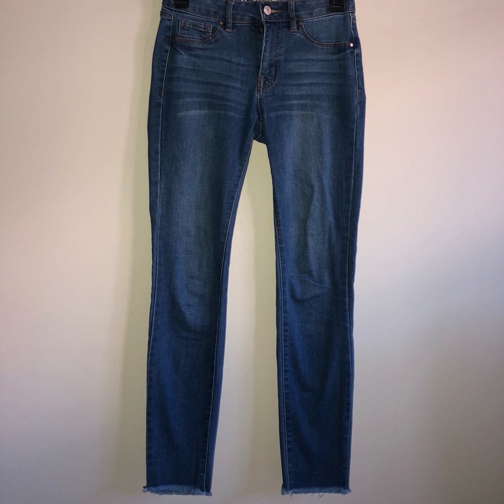 Denim skinny jeans
